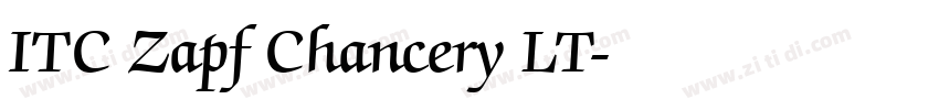 ITC Zapf Chancery LT字体转换